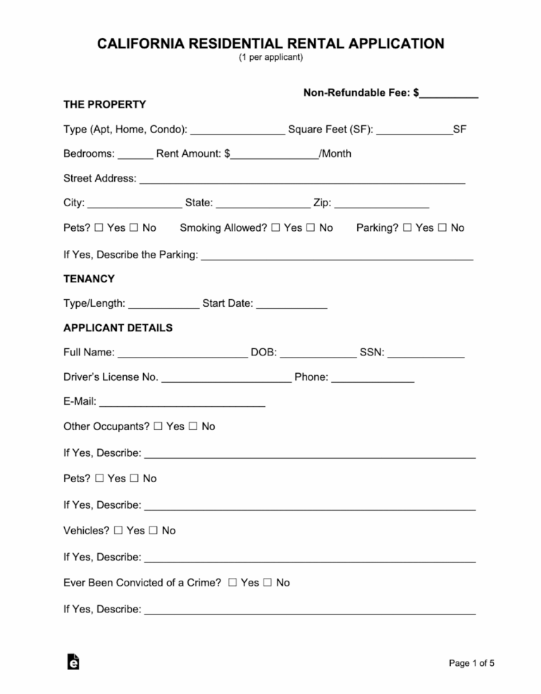 10 Free Landlord Documents And Forms Downloadable Templates 