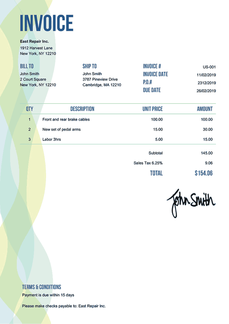 payment invoice form payment invoice form
