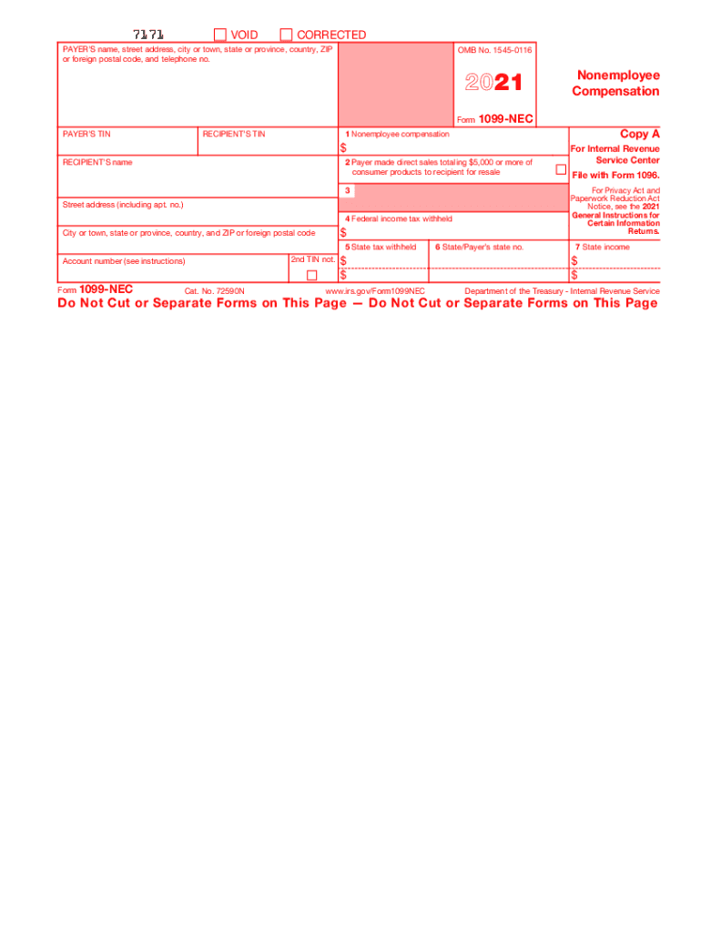 1099 Nec 2021 Fillable Fill Out Sign Online DocHub
