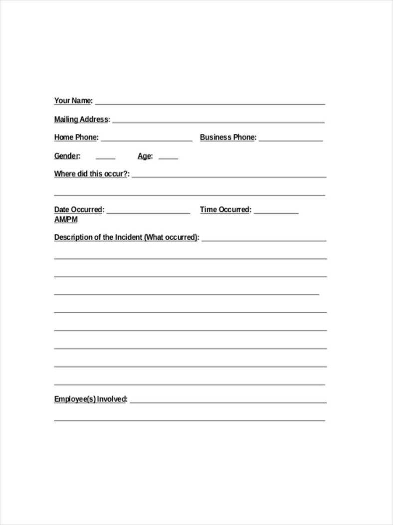 14 Employee Complaint Forms Free PDF DOC Format Download