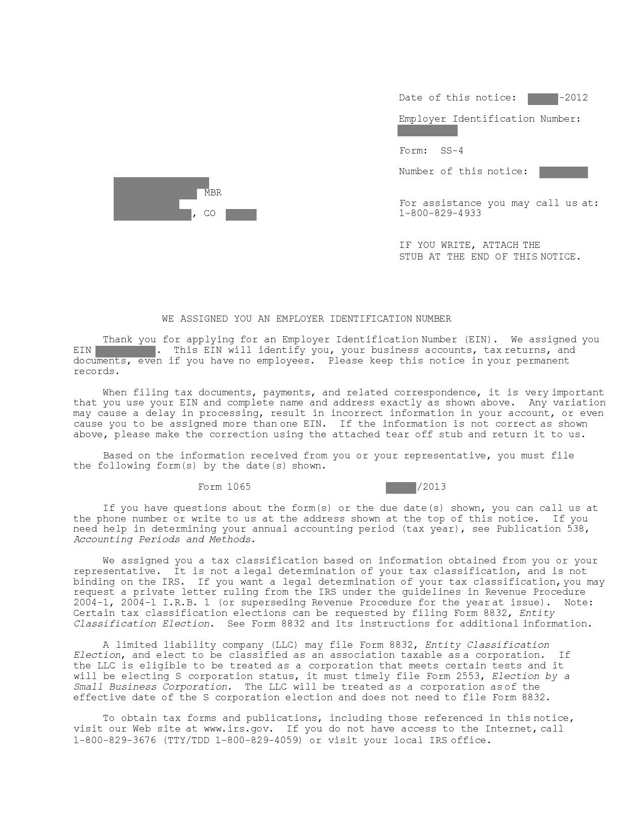 20 EIN Verification Letters 147c Letters TemplateLab 20 EIN Verification Letters 147c Letters TemplateLab