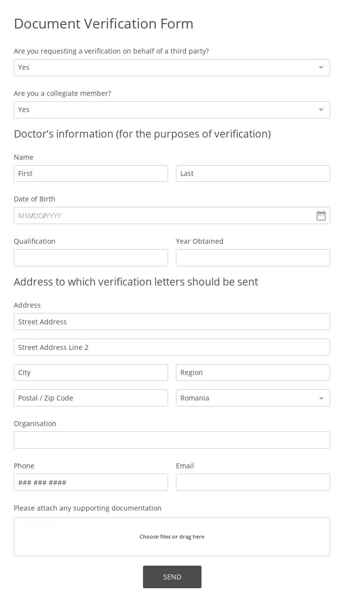 20 Free Verification Form Templates 123FormBuilder