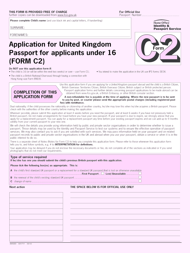 2012 2025 Form UK C2 Fill Online Printable Fillable Blank PdfFiller