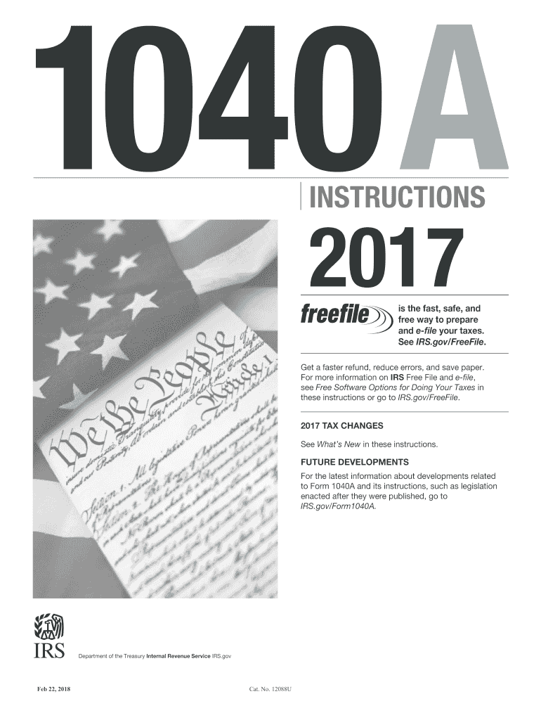 1040a 2024 tax form instructions printable