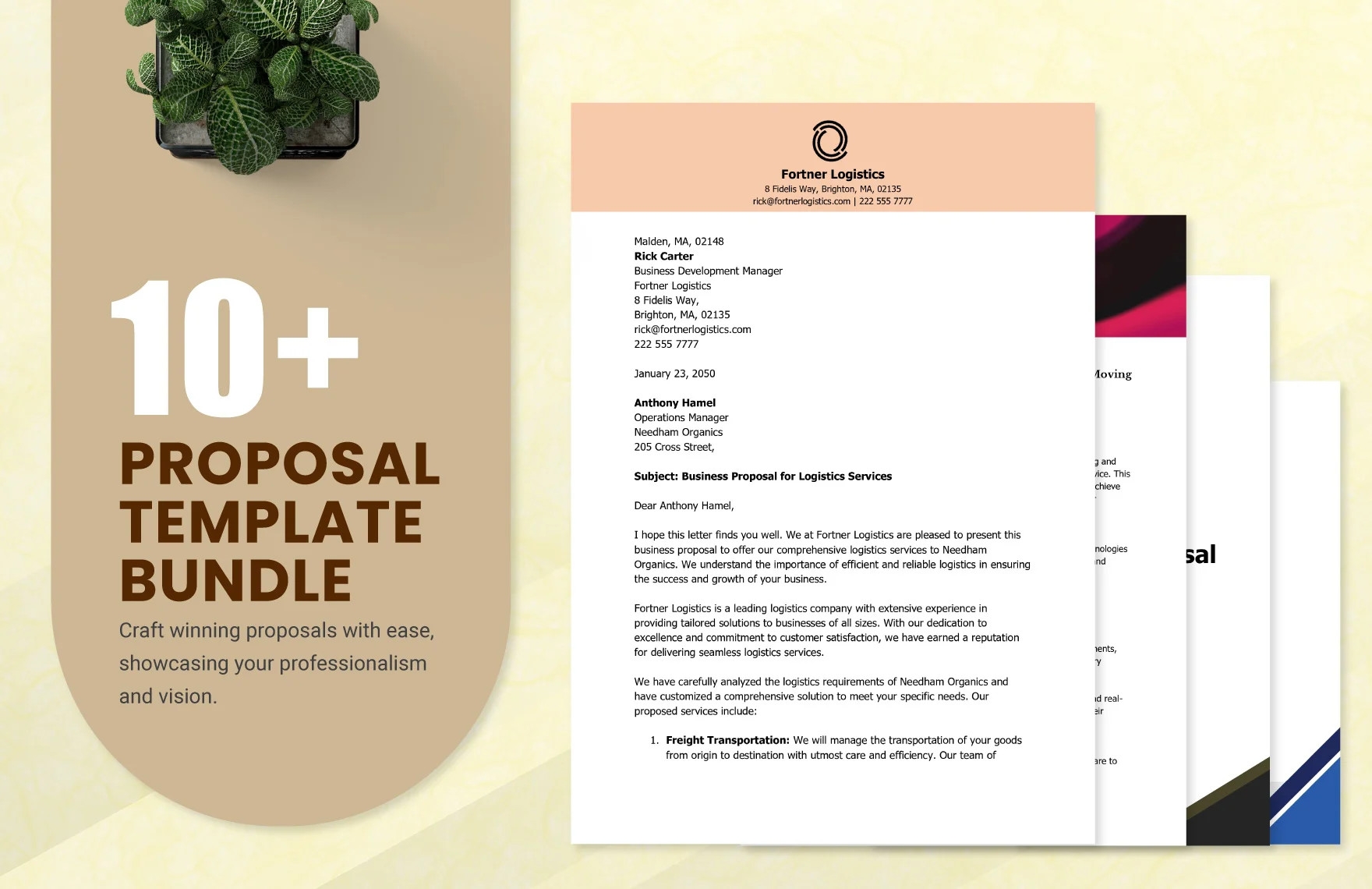 21 Contract Proposal Templates Free Word PDF Format Download