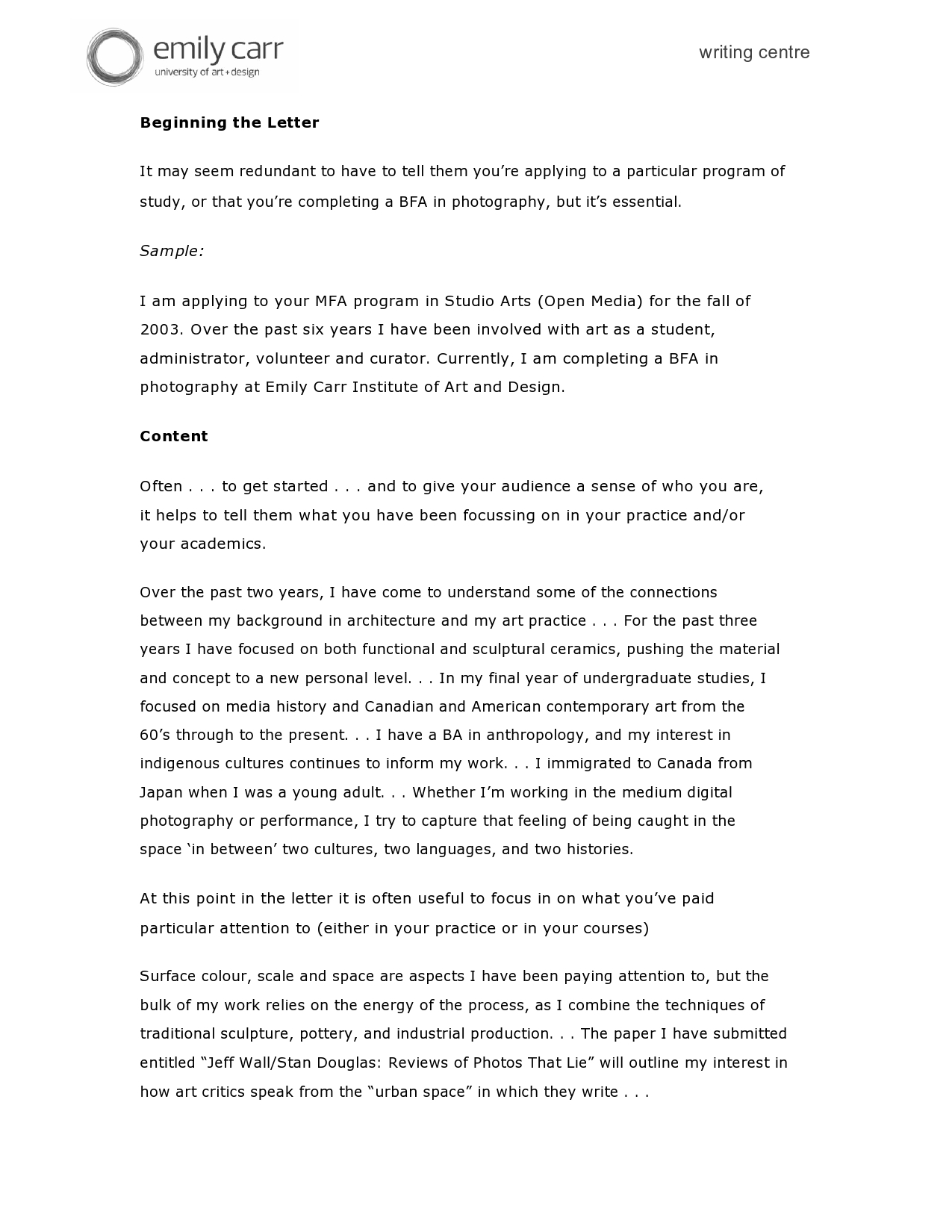 letter of intent format