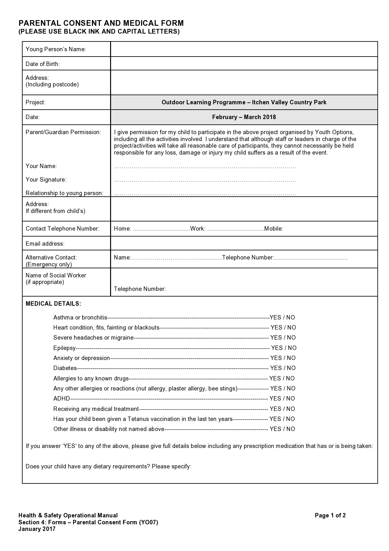 43 Printable Medical Consent Forms For Minor Free 43 Printable Medical Consent Forms For Minor Free