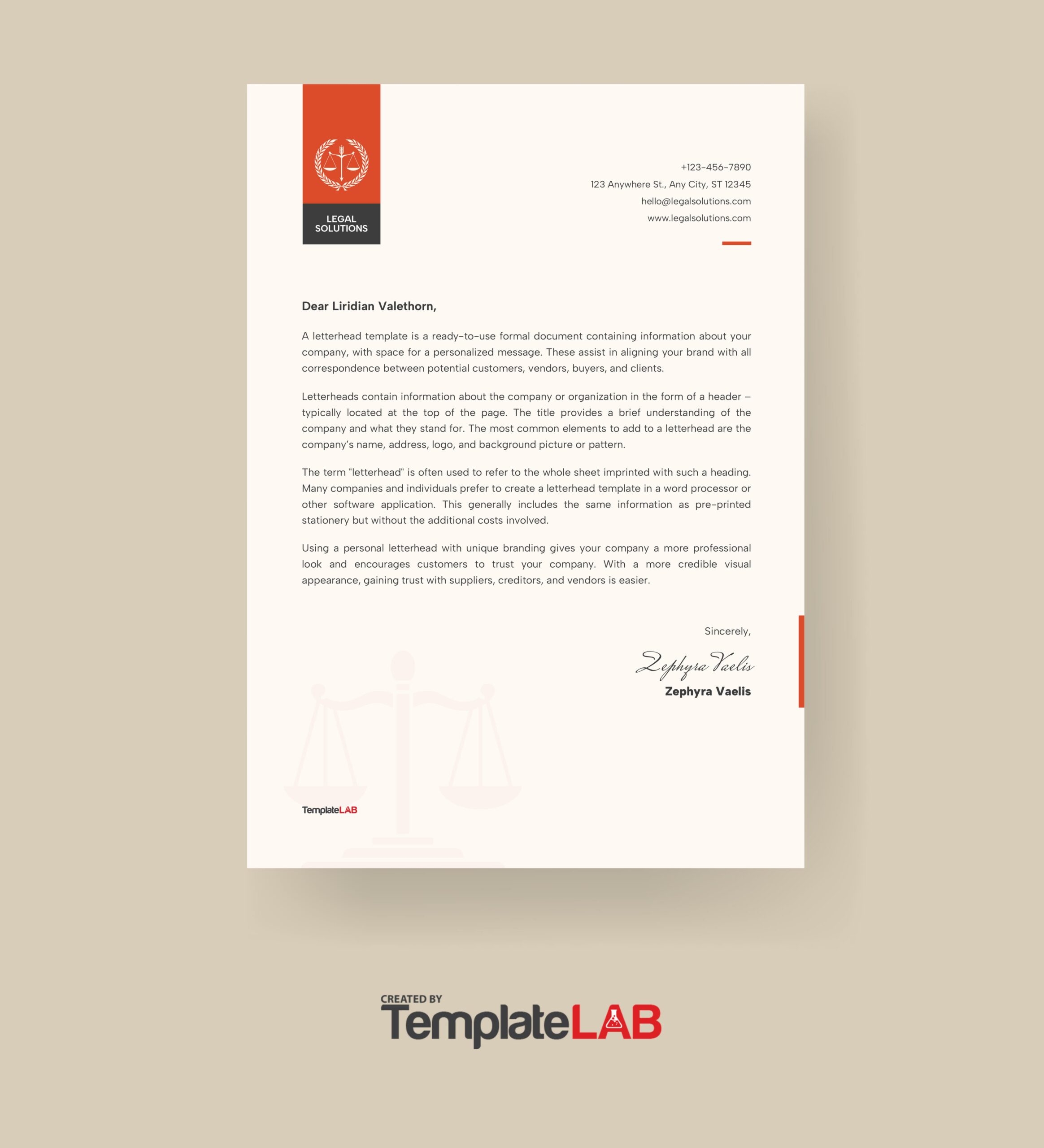 48 Free Letterhead Templates Examples Company Business Personal 48 Free Letterhead Templates Examples Company Business Personal