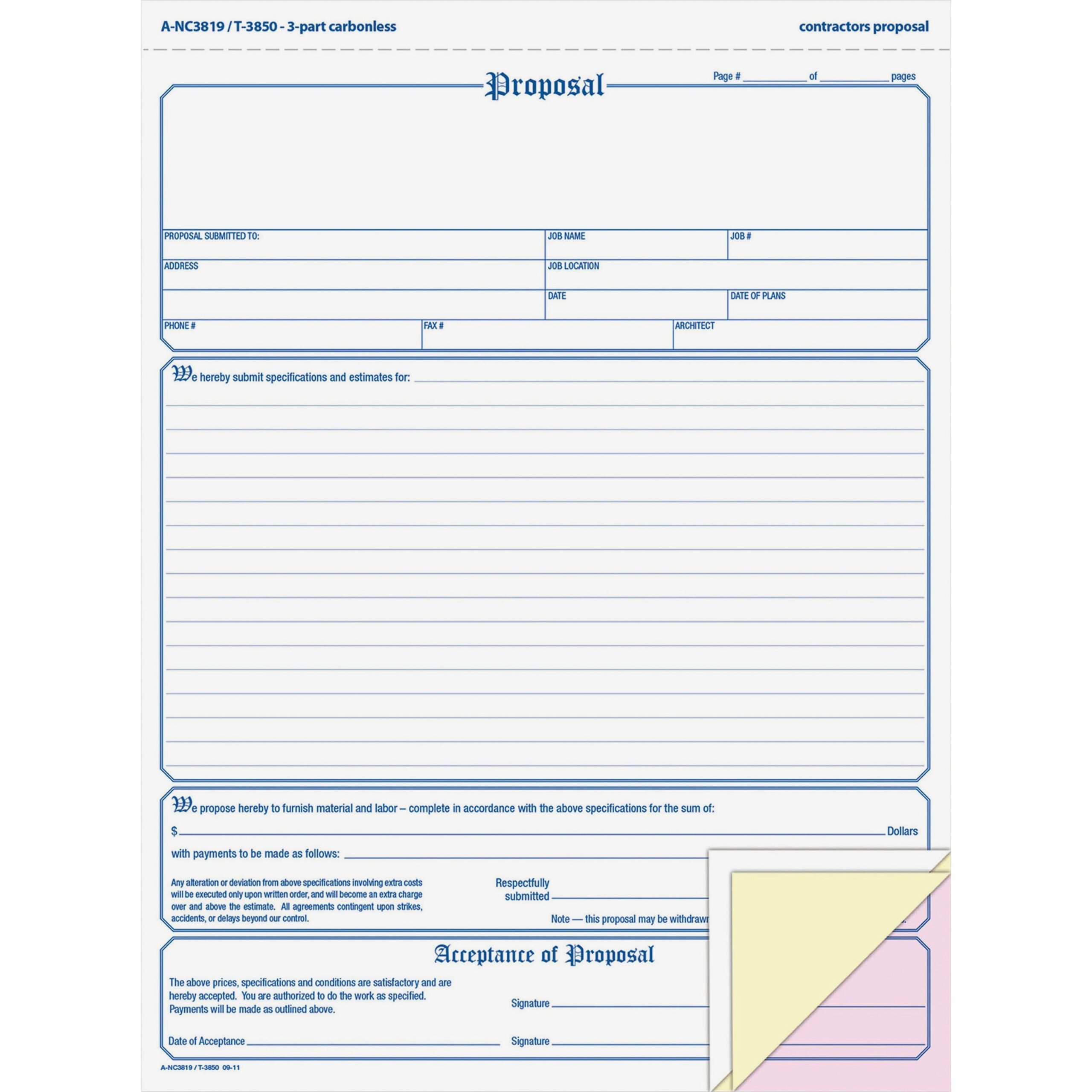 contractor form