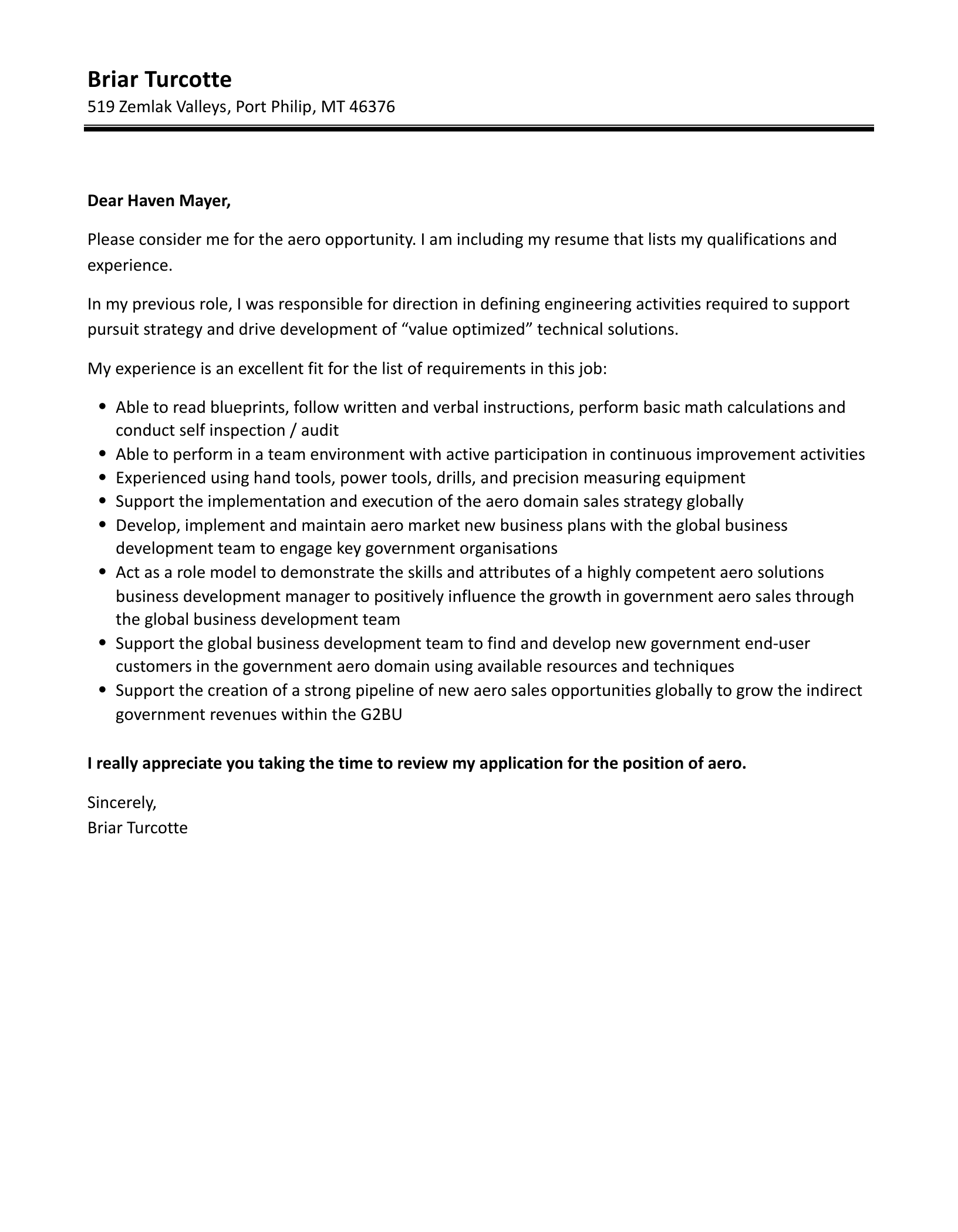 Aero Cover Letter Velvet Jobs Aero Cover Letter Velvet Jobs