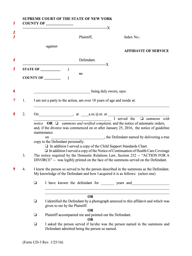 Affidavit Of Service Form Fill Out Sign Online DocHub