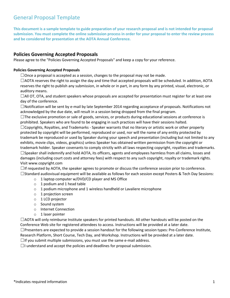 conference proposal form