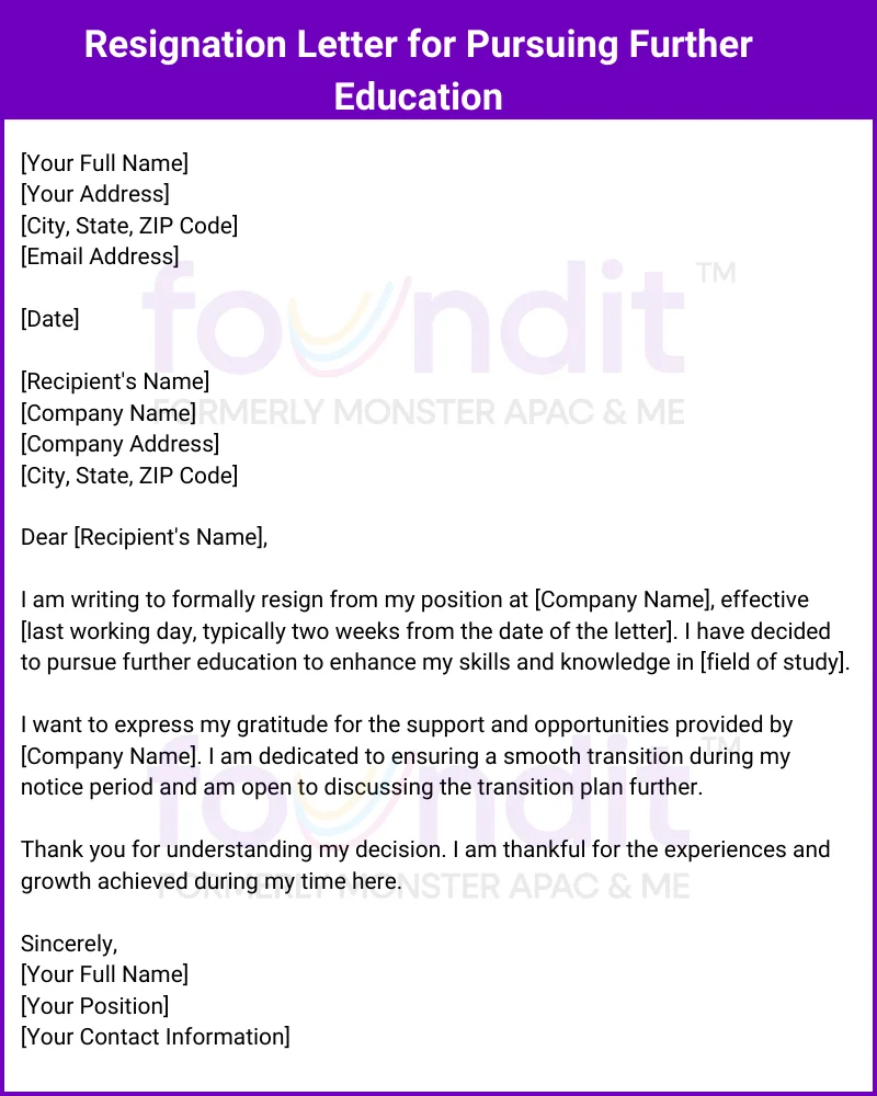 sample resignation letters sample resignation letters