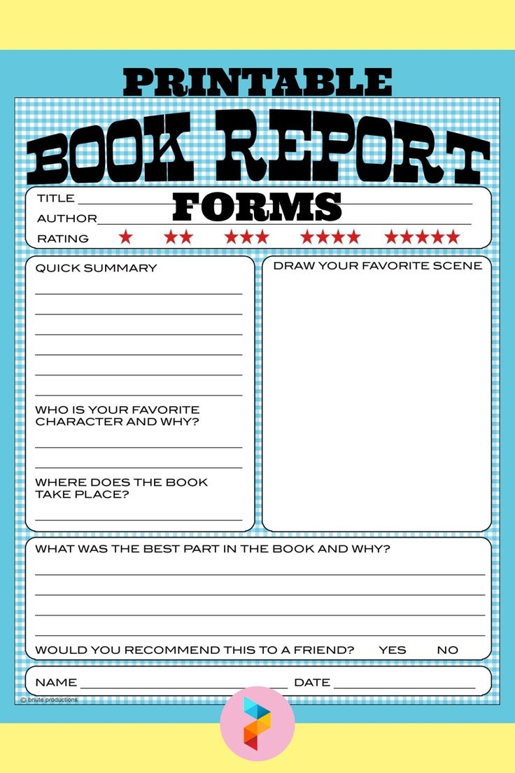 Book Report Forms 10 Free PDF Printables Printablee Book Report Forms 10 Free PDF Printables Printablee