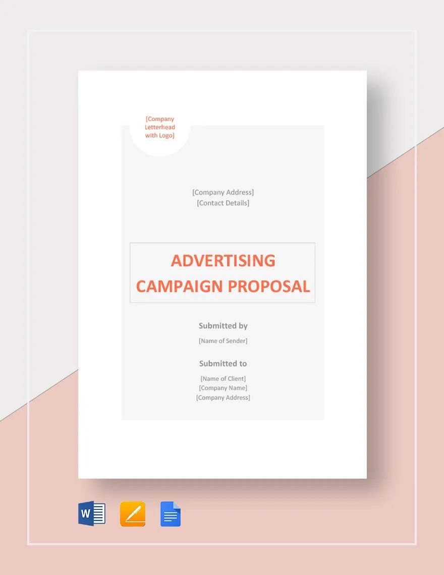 campaigns proposal form