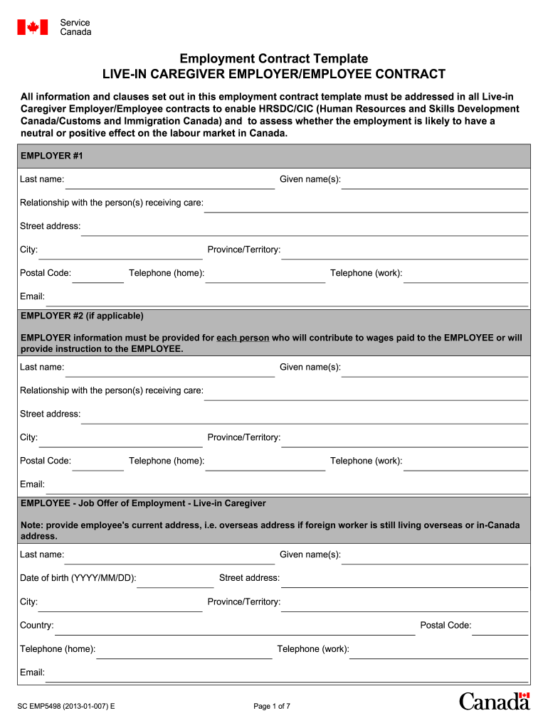 free printable caregiver application form