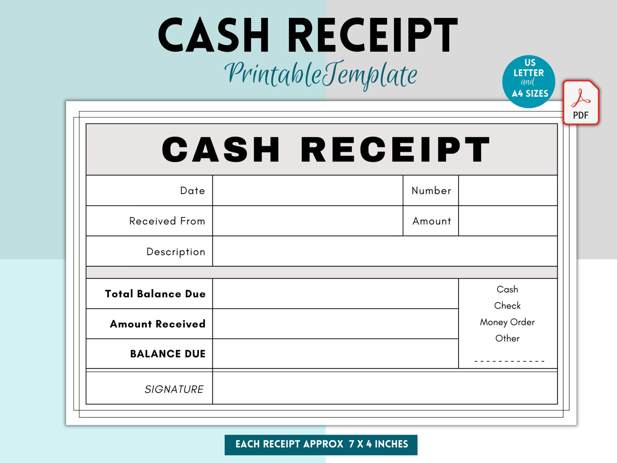cash receipt form