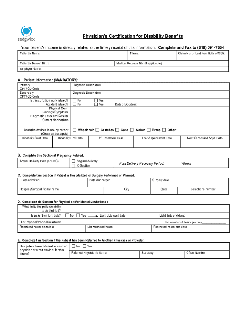 printable disability application form