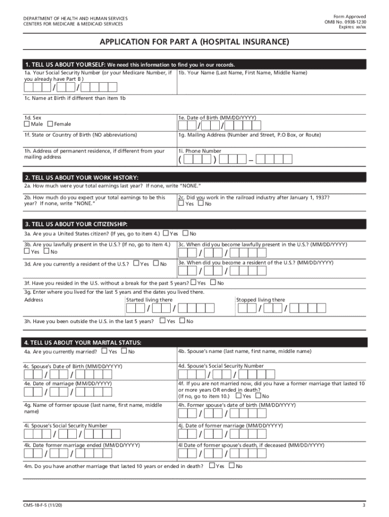 medicare application form