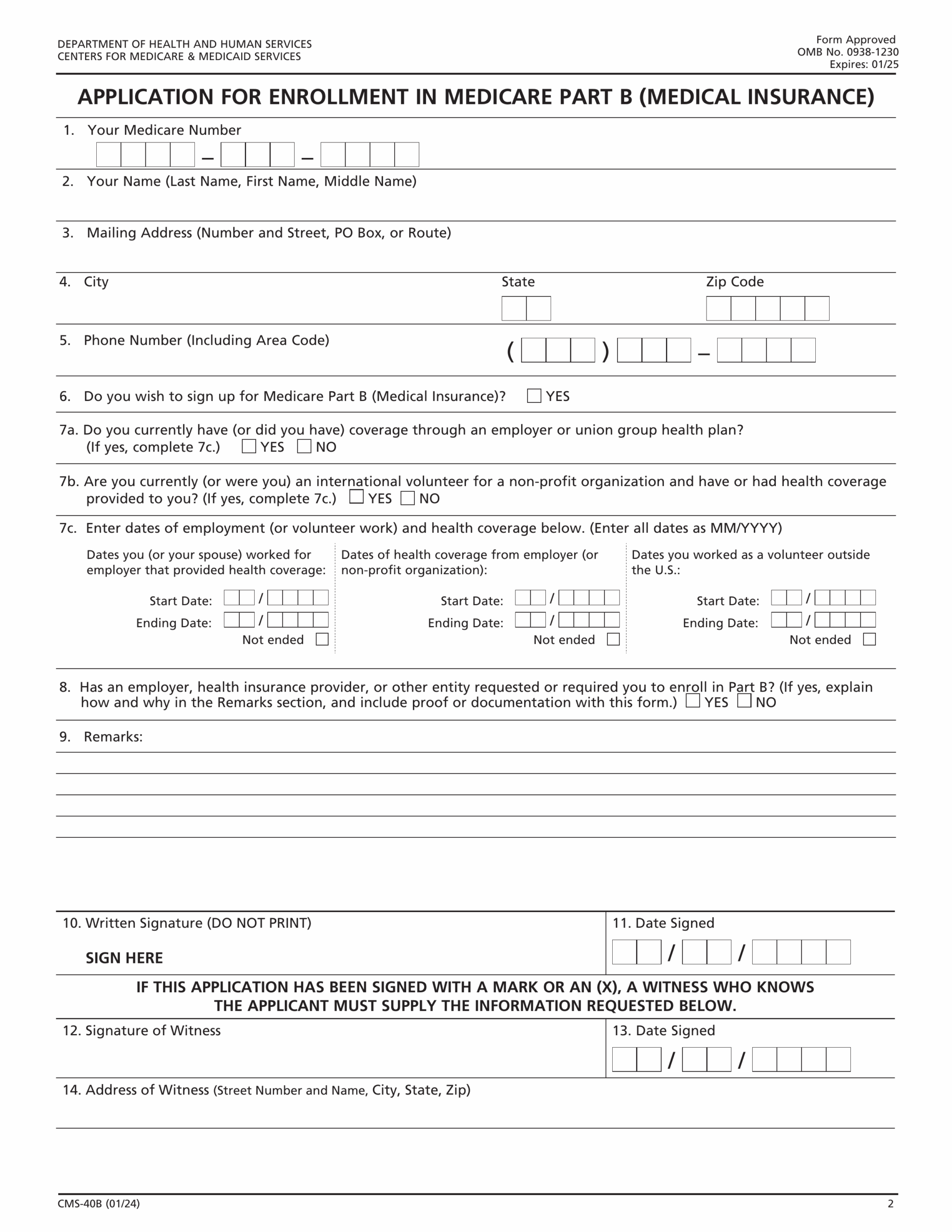 CMS 40B 2024 2025 Fill Official Forms Online PDF Guru