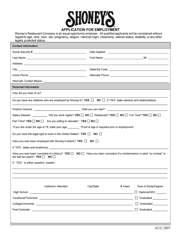 Construction Job Application Form Fill Out Sign Online DocHub