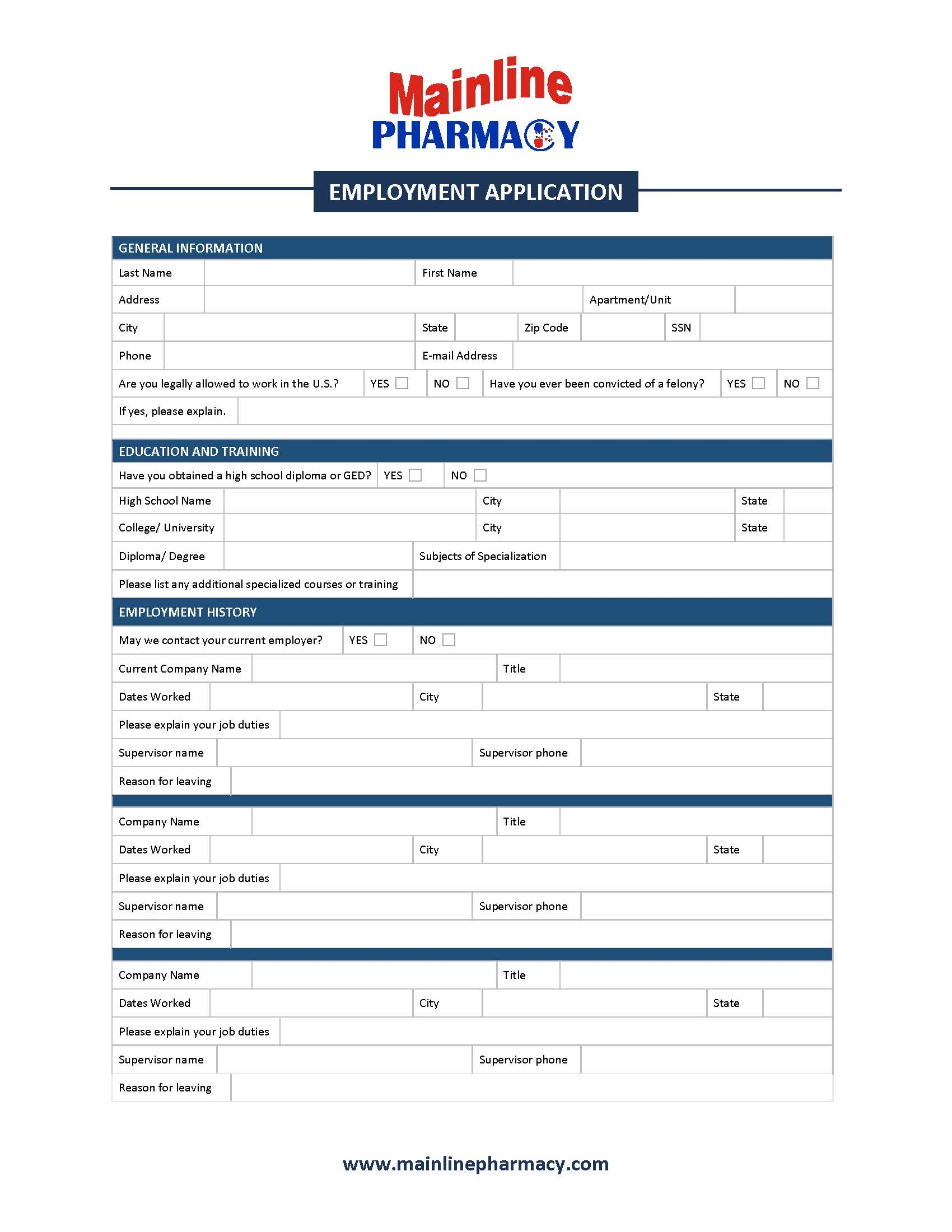 Contact Us Mainline Pharmacy PA Pharmacies