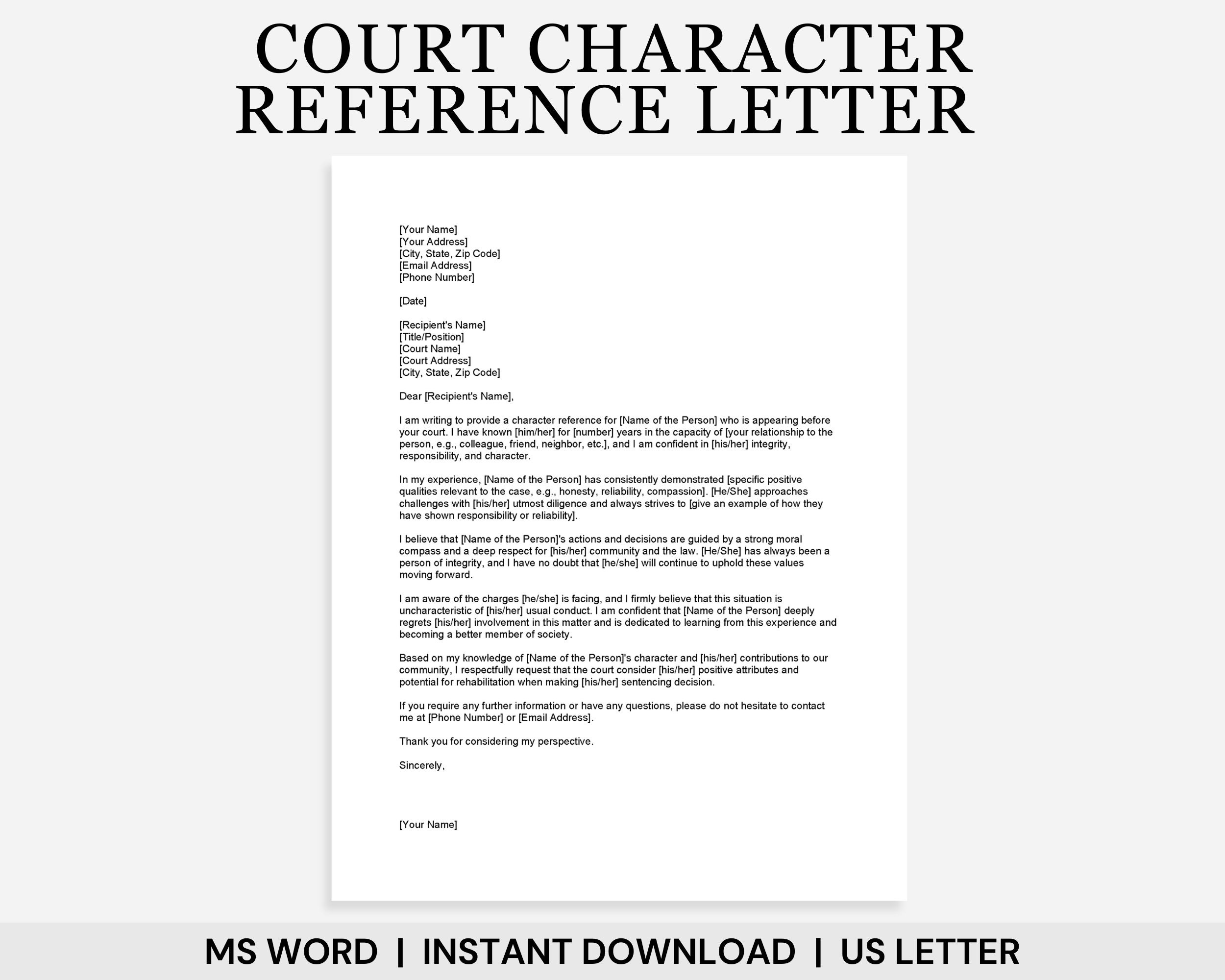 Court Character Reference Letter Template Character Reference For Court Letter Character Letter For A Judge Judicial Character Reference Etsy Court Character Reference Letter Template Character Reference For Court Letter Character Letter For A Judge Judicial Character Reference Etsy