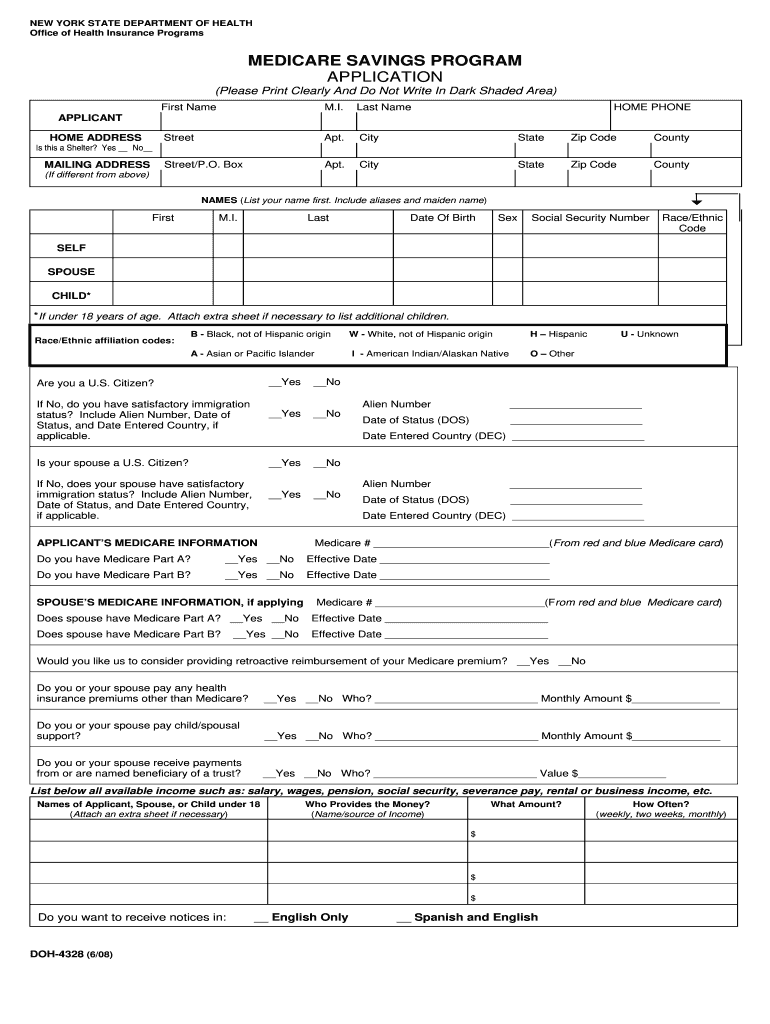 Doh 4328 Fill Out Sign Online DocHub