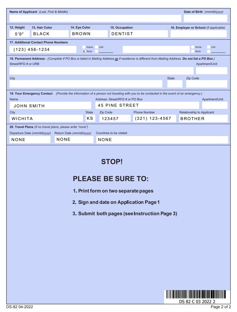 printable us passport application form printable us passport application form