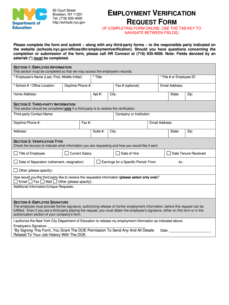 work verification forms work verification forms