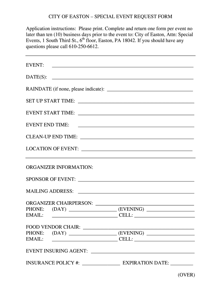 Event Request Form Template Fill Out Sign Online DocHub Event Request Form Template Fill Out Sign Online DocHub
