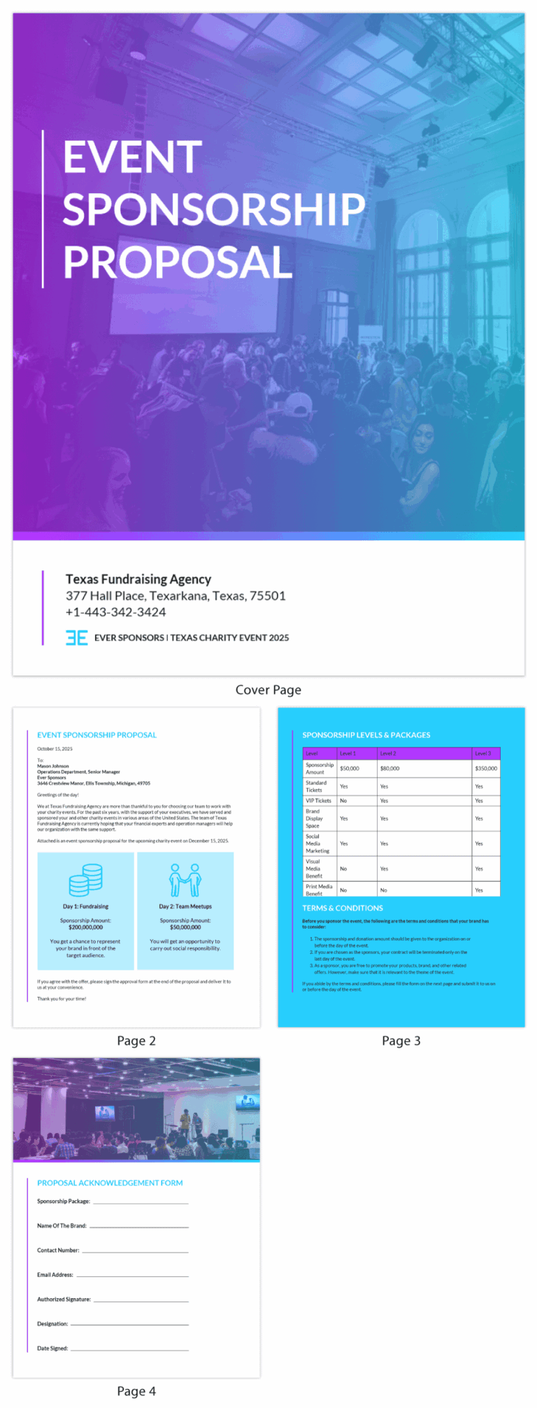 Event Sponsorship Proposal Template Venngage