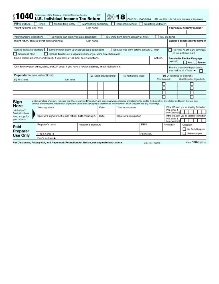 File IRS Form 1040 2018 pdf Wikimedia Commons
