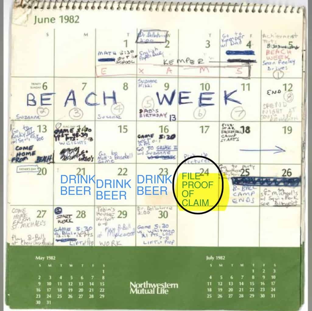 proof of claim form proof of claim form