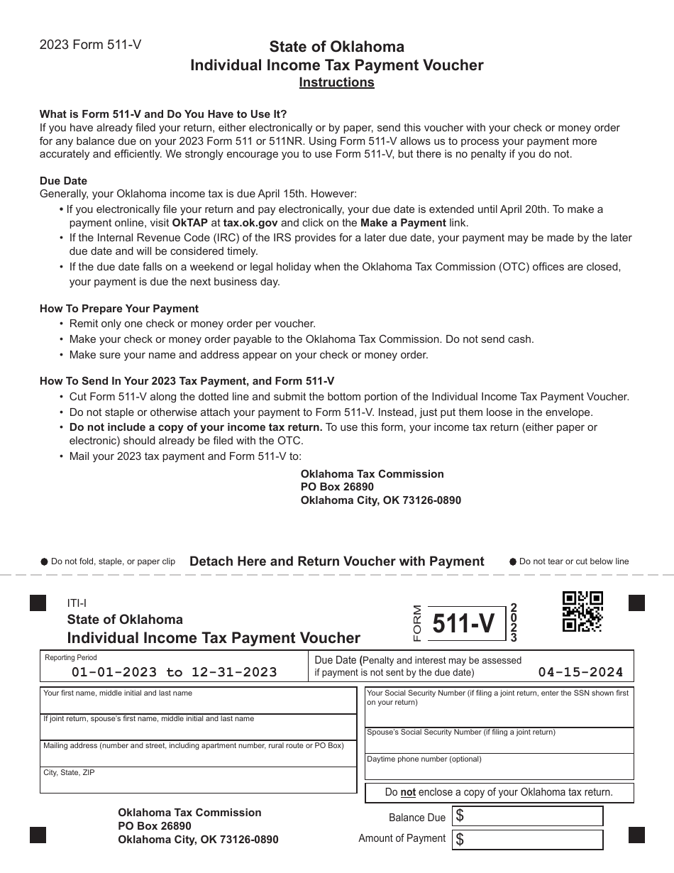 printable oklahoma tax form 511
