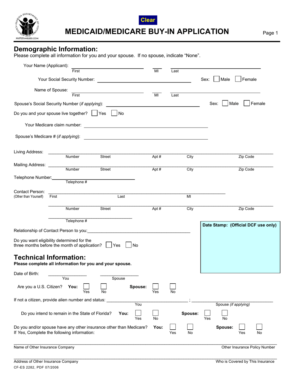 Form CF ES2282 Fill Out Sign Online And Download Fillable PDF Florida Templateroller