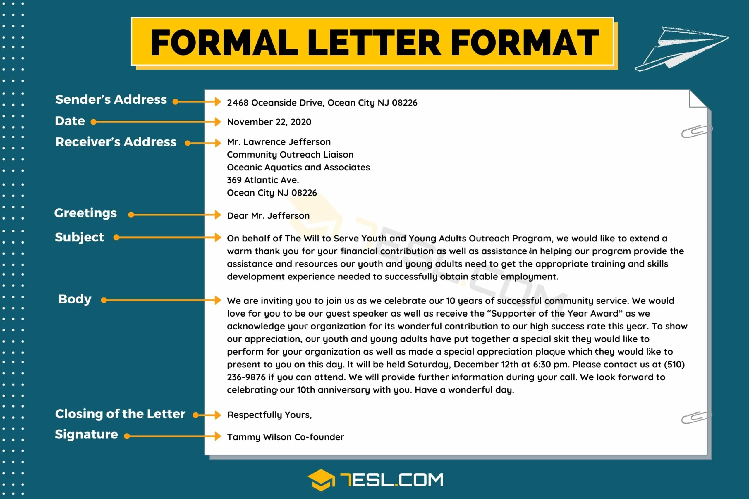formal letters