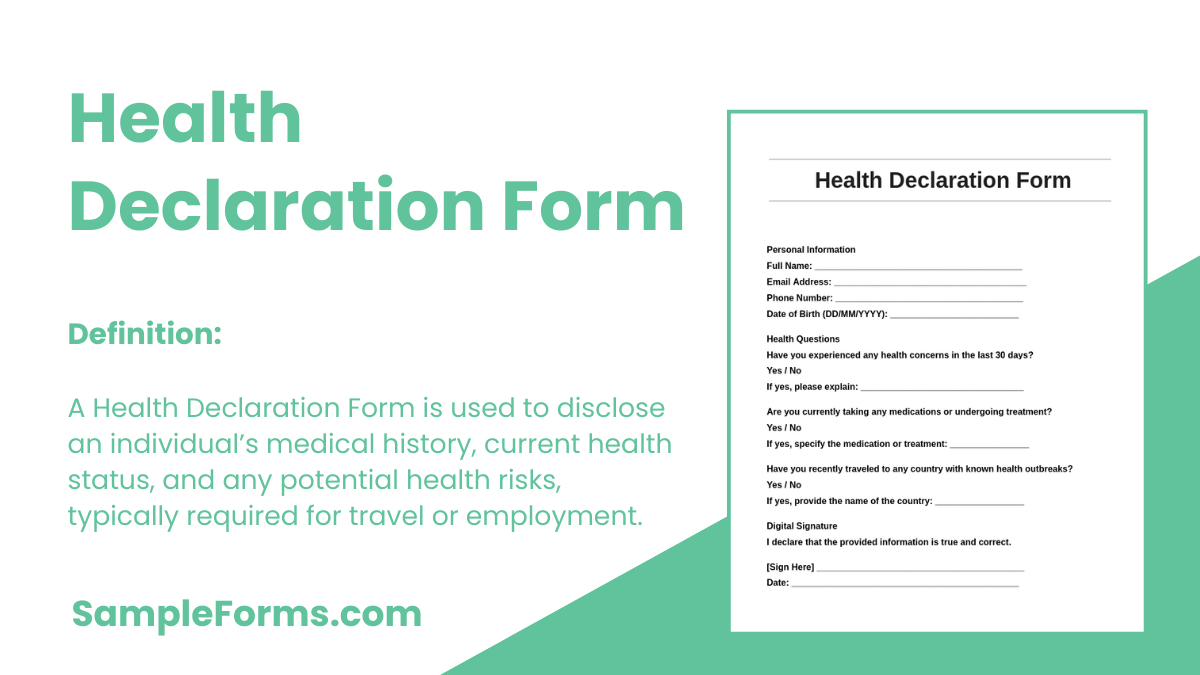 medical proposal form
