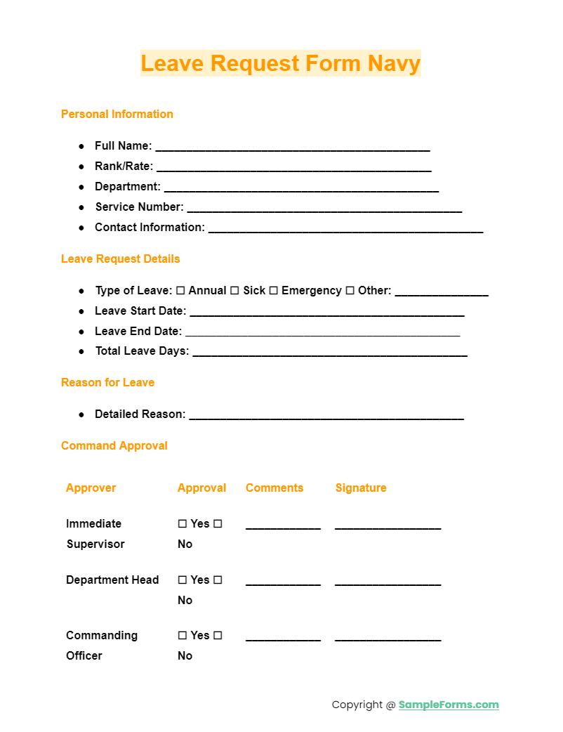leave request forms leave request forms