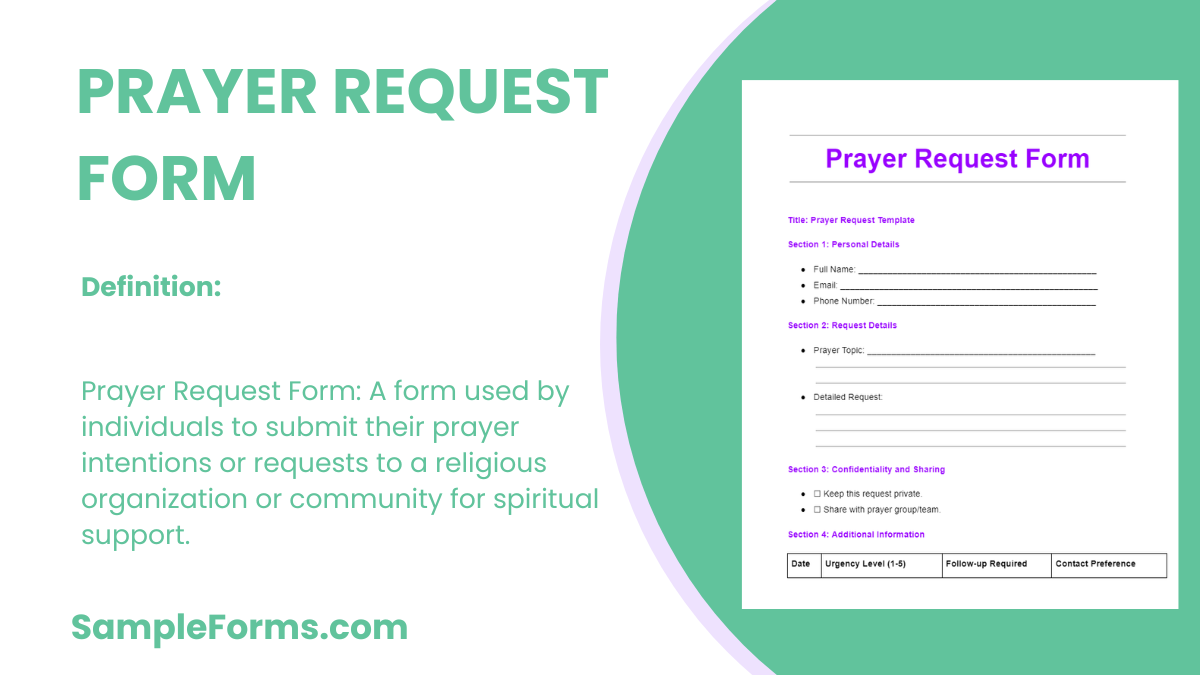 FREE 14 Prayer Request Form Samples PDF MS Word Google Docs FREE 14 Prayer Request Form Samples PDF MS Word Google Docs