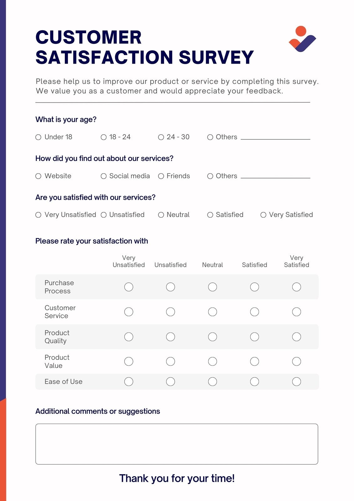 survey form sample survey form sample