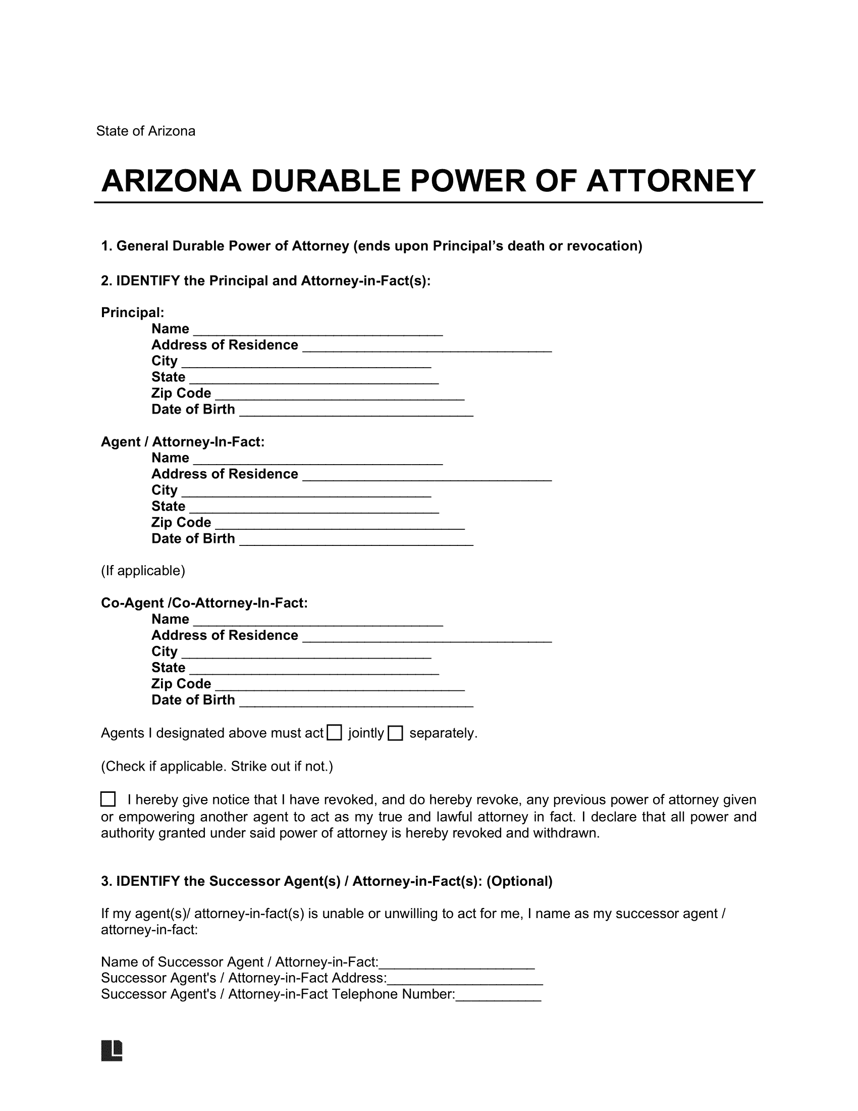 power of attorney document
