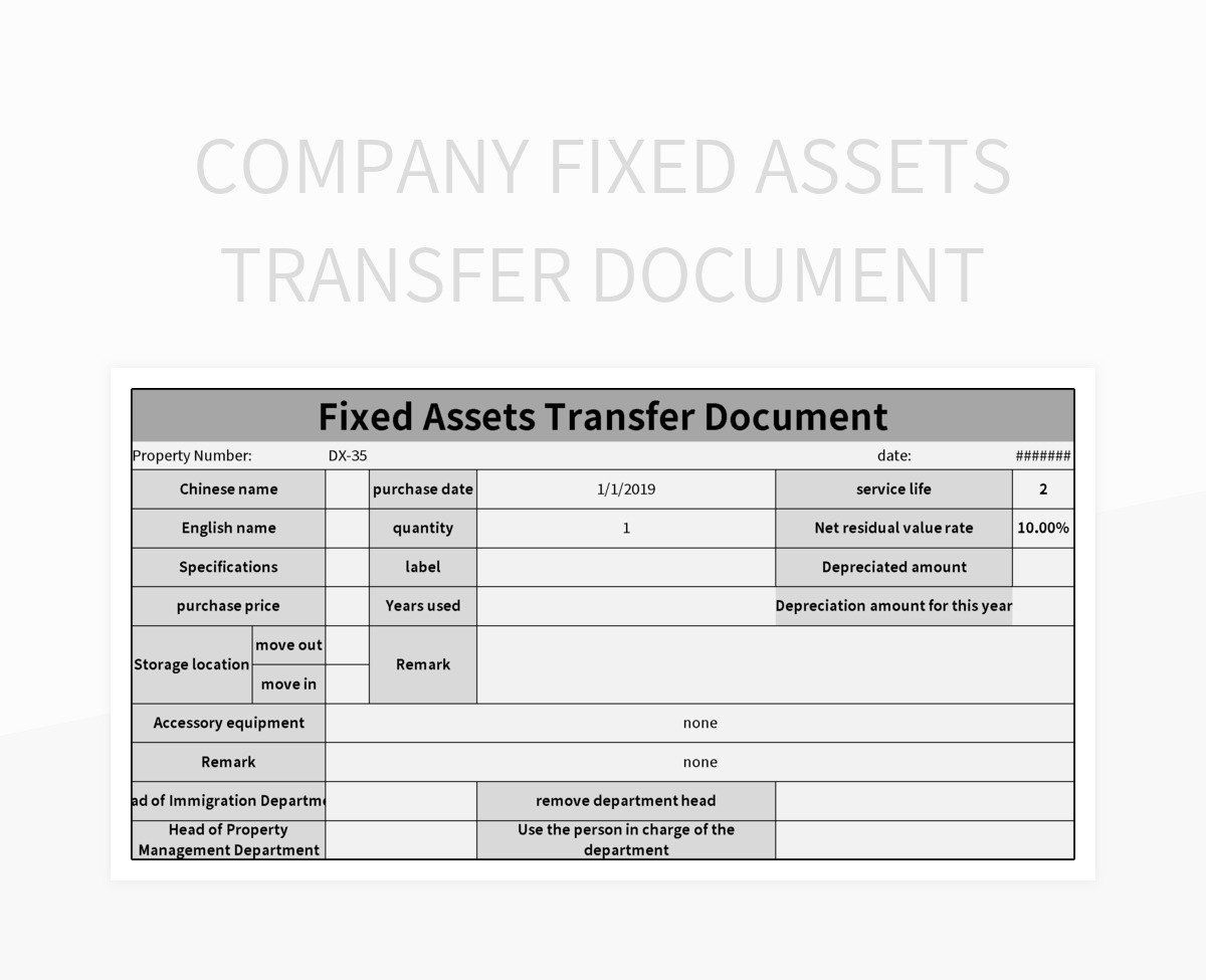 Free Asset Transfer Templates For Google Sheets And Microsoft Excel Slidesdocs Free Asset Transfer Templates For Google Sheets And Microsoft Excel Slidesdocs