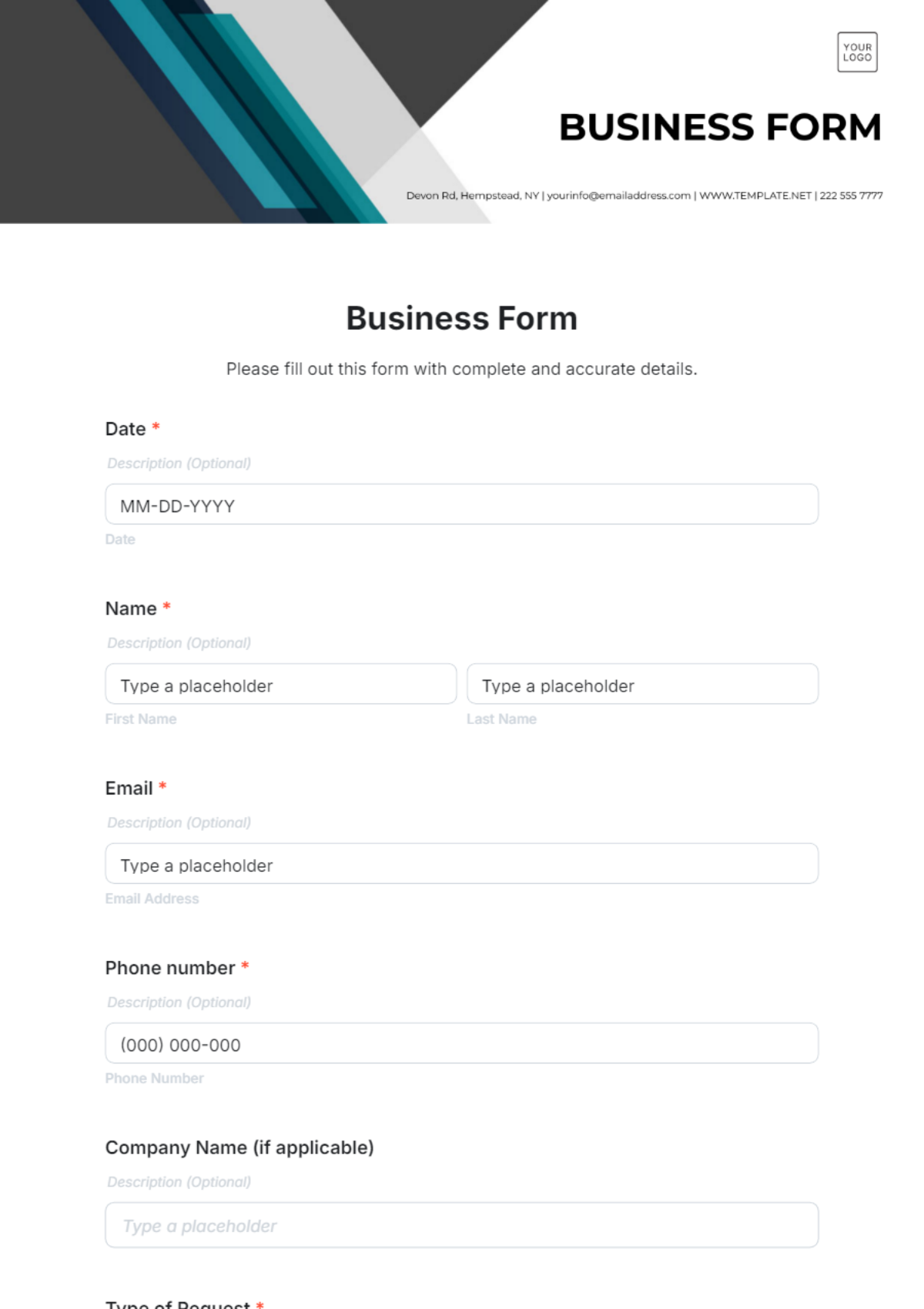 business form