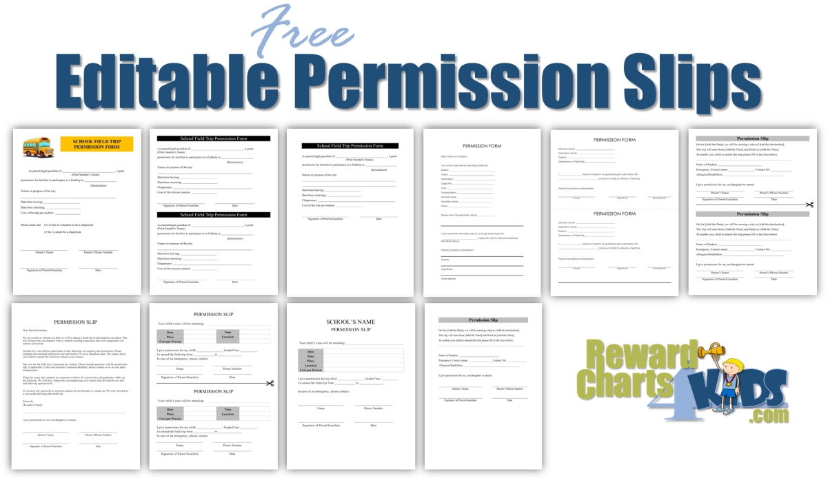 printable permission slip form printable permission slip form