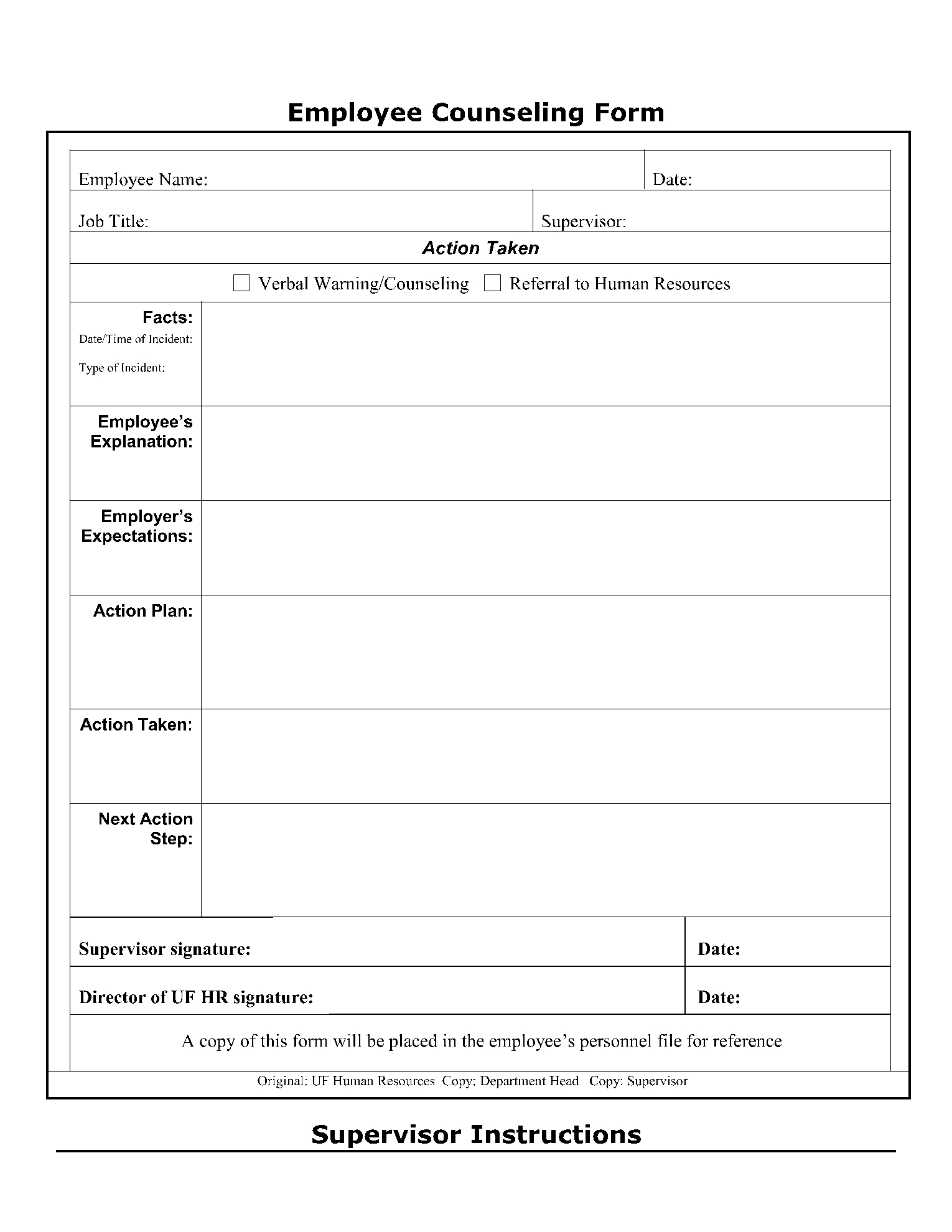 Free Employee Counseling Forms 2021 PDF CocoSign Free Employee Counseling Forms 2021 PDF CocoSign