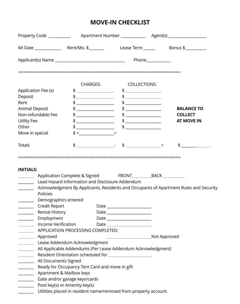 Free Landlord Rental Agreement Forms PDF Templates
