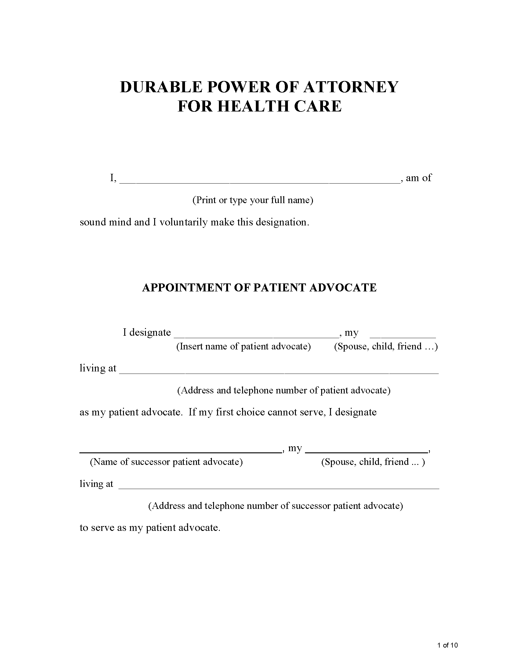 Free Michigan Medical Power Of Attorney Form PDF Free Michigan Medical Power Of Attorney Form PDF