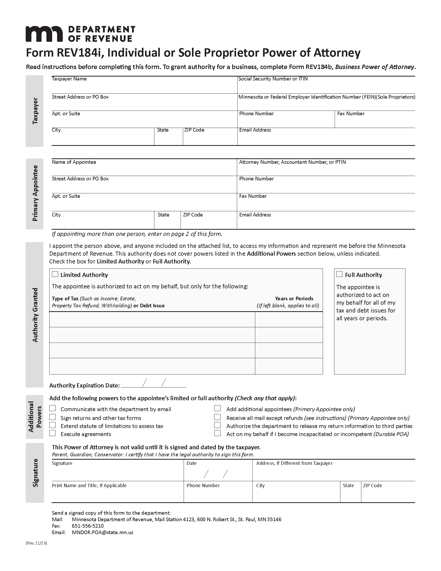 printable minnesota tax forms
