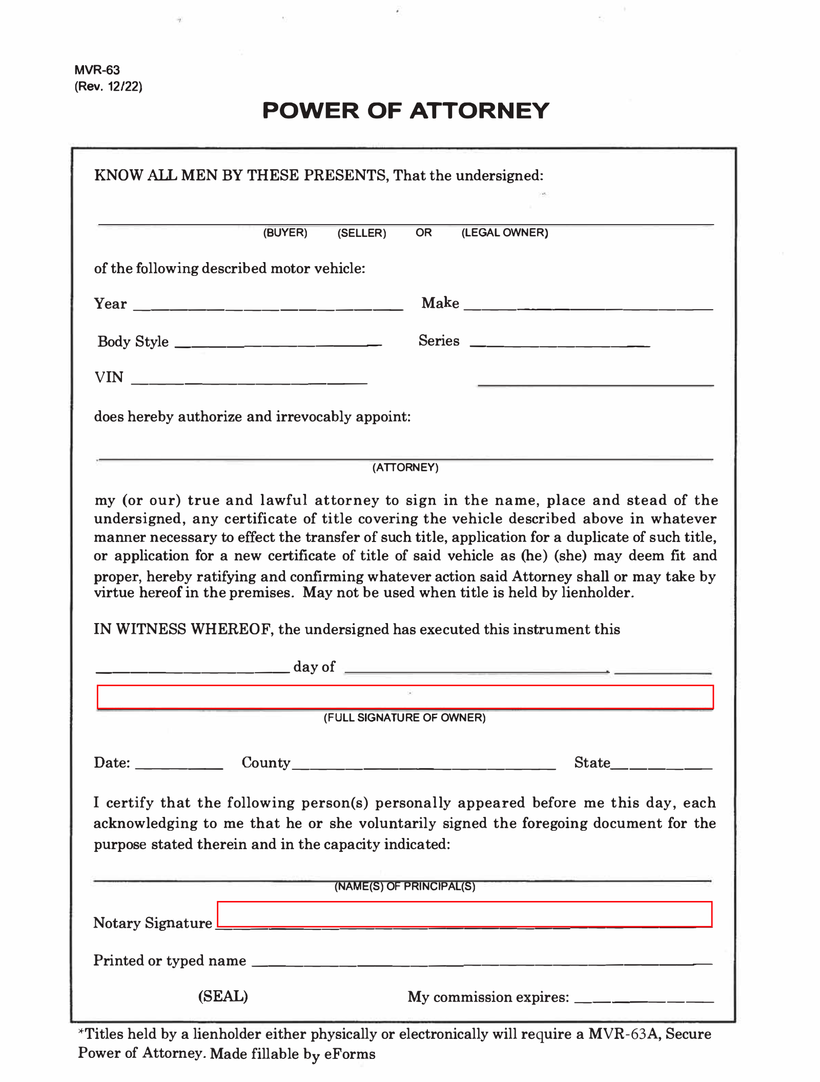 Free North Carolina Power Of Attorney Forms 10 Types PDF Word EForms